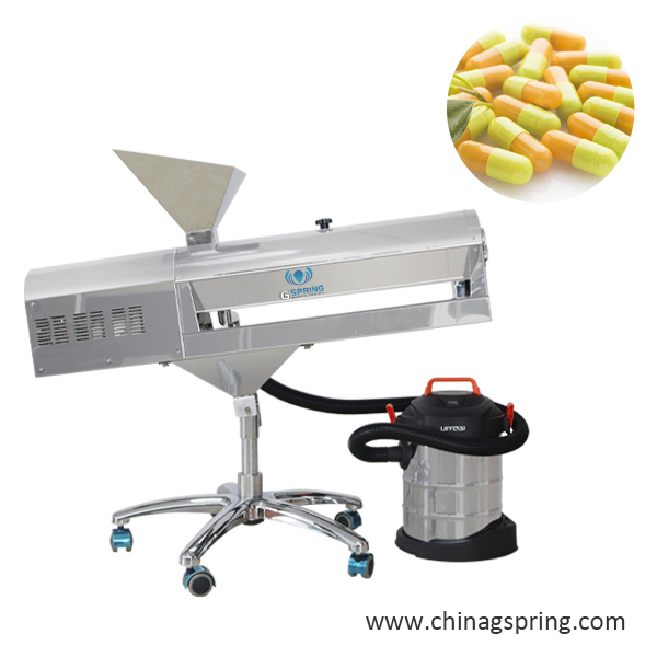 Capsule polishing machine